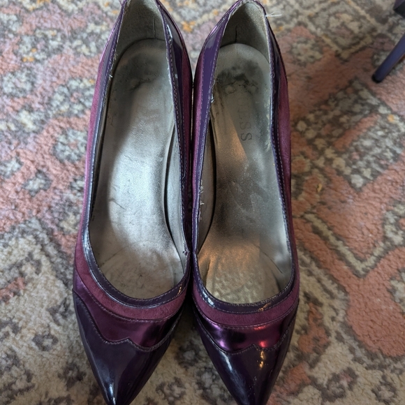 Guess Shiny Purple Women's Heels 7.5 - Picture 5 of 6